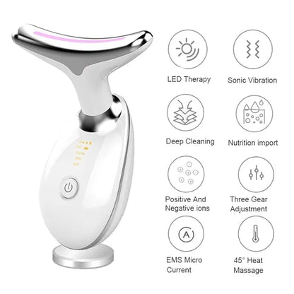 Neck Face Firming Wrinkle Removal Tool Skin Lift Device Double Chin Reducer Skin Rejuvenation Beauty Device for Face and Neck Lifting Skin Groomer